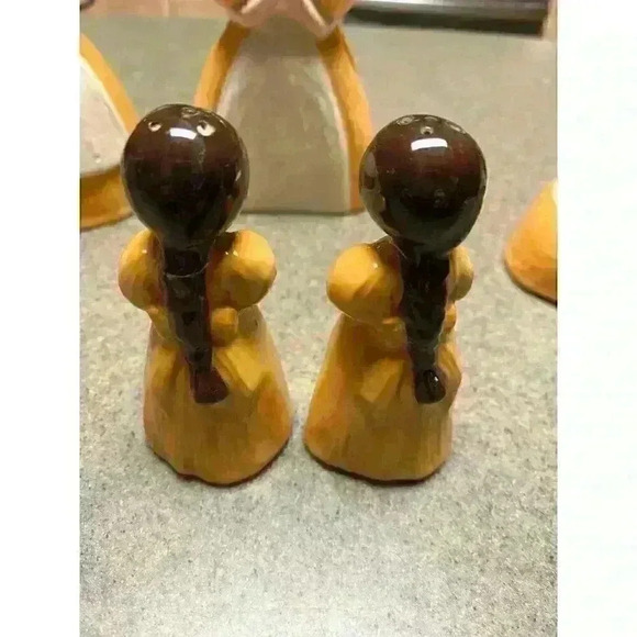 Vintage Corn Husk girl 5 pc kitchen set - Picture 6 of 12